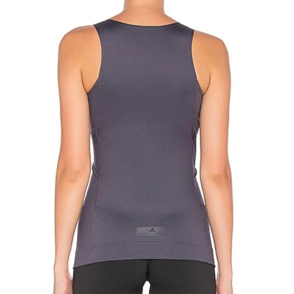 New Adidas by Stella McCartney Yoga Comfort Tank Top In Night Steel NWT Size XS - Picture 5 of 12
